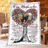 Personalized To My Mother In Law, Thank You Mom Sherpa or Fleece Blanket Printed HTHVQ23835