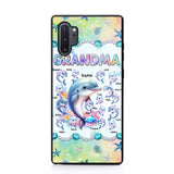 Personalized Grandma Dolphin Kid Names Ocean Vibes Phonecase Printed LVA23989