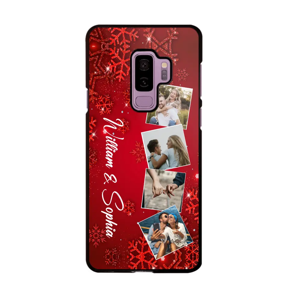 Personalized Upload Your Photo Couple Christmas Phonecase Printed HTHHN231016