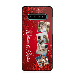 Personalized Upload Your Photo Couple Christmas Phonecase Printed HTHHN231016