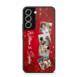 Personalized Upload Your Photo Couple Christmas Phonecase Printed HTHHN231016