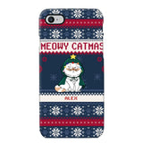 Personalized Meowy Catmas Cat Xmas Ugly Christmas Gift Phonecase Printed LVA231022