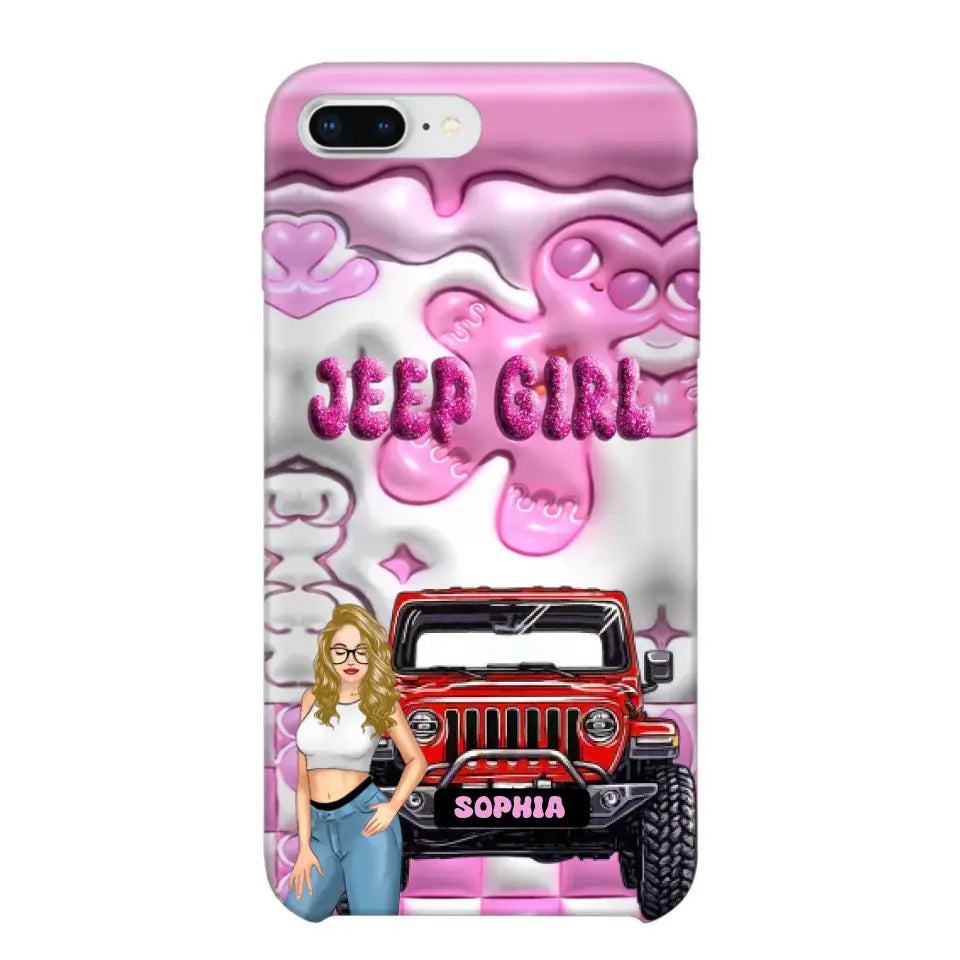 Personalized Jeep Girl Phonecase Printed NTMTHN231041