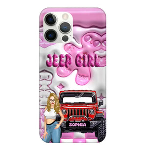 Personalized Jeep Girl Phonecase Printed NTMTHN231041