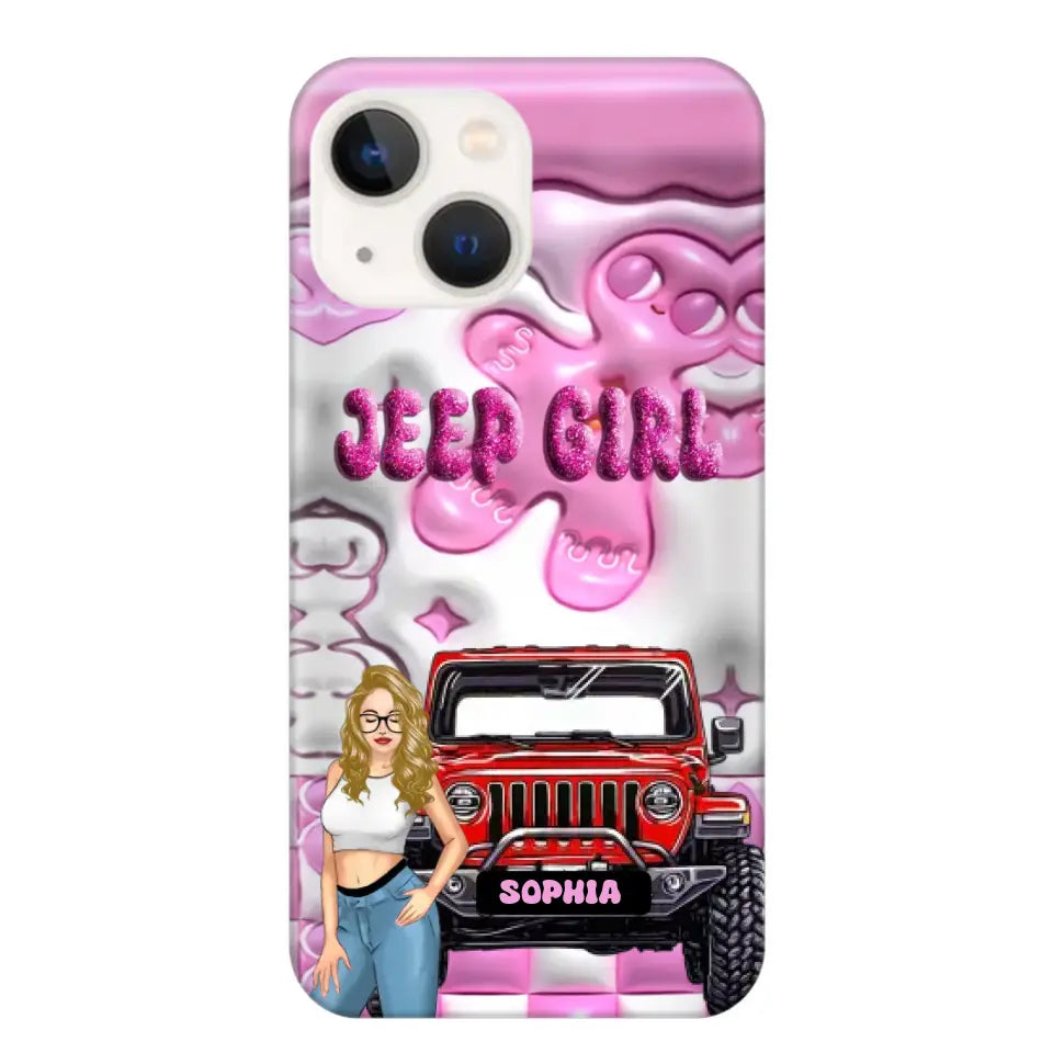 Personalized Jeep Girl Phonecase Printed NTMTHN231041