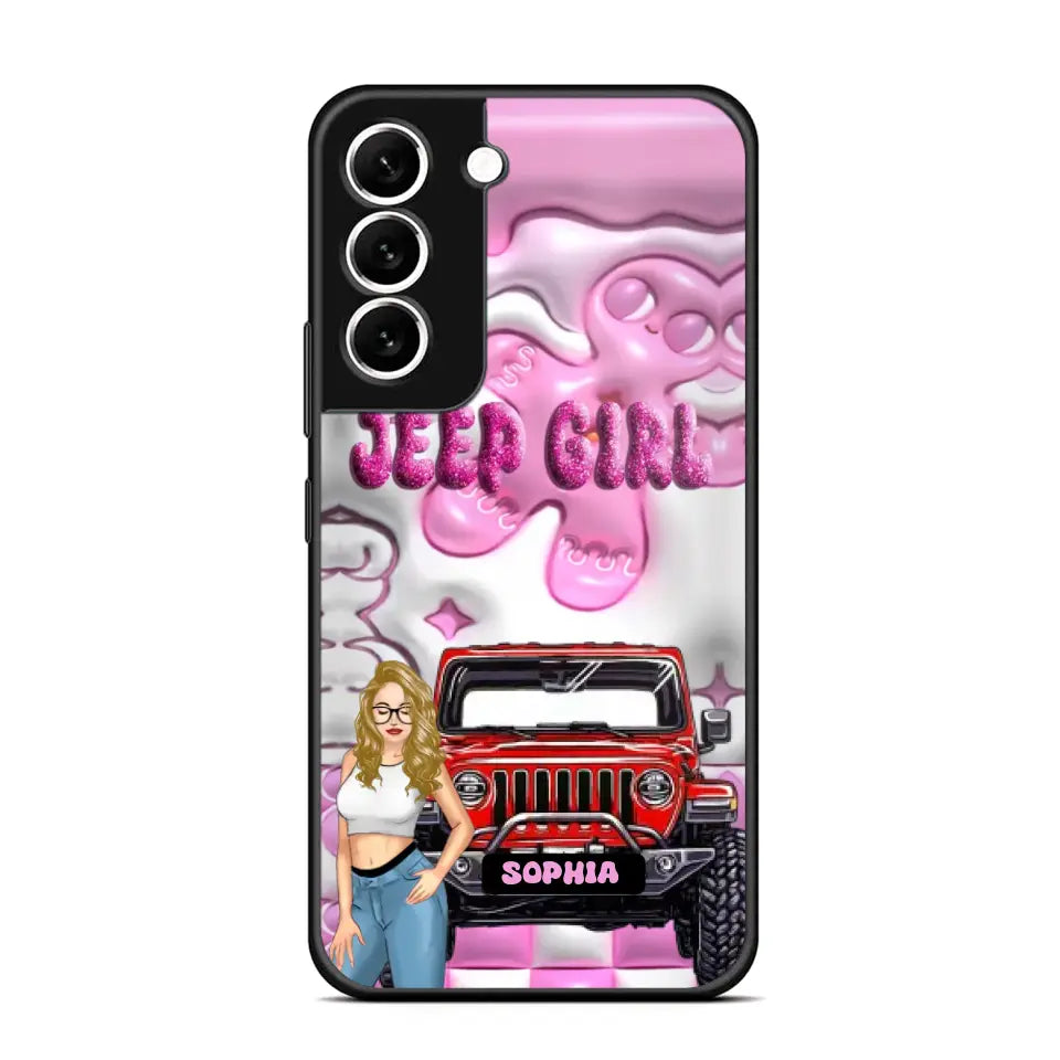 Personalized Jeep Girl Phonecase Printed NTMTHN231041