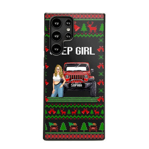 Personalized Jeep Girl Christmas Gift Phonecase Printed NTMTVQ231045