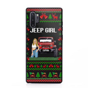 Personalized Jeep Girl Christmas Gift Phonecase Printed NTMTVQ231045