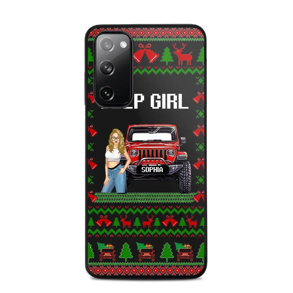 Personalized Jeep Girl Christmas Gift Phonecase Printed NTMTVQ231045