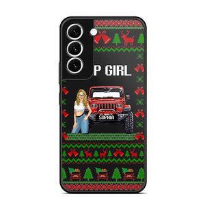 Personalized Jeep Girl Christmas Gift Phonecase Printed NTMTVQ231045