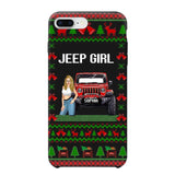 Personalized Jeep Girl Christmas Gift Phonecase Printed NTMTVQ231045