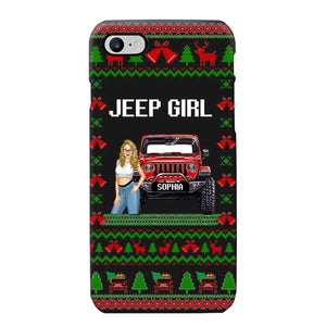 Personalized Jeep Girl Christmas Gift Phonecase Printed NTMTVQ231045