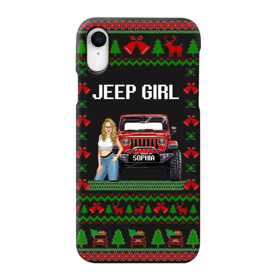 Personalized Jeep Girl Christmas Gift Phonecase Printed NTMTVQ231045