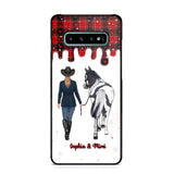 Personalized Horse Girl Custom Name Caro Phonecase Printed VQ231044