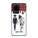 Personalized Horse Girl Custom Name Caro Phonecase Printed VQ231044