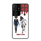 Personalized Horse Girl Custom Name Caro Phonecase Printed VQ231044