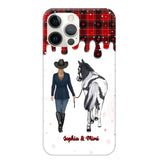 Personalized Horse Girl Custom Name Caro Phonecase Printed VQ231044