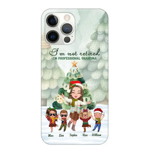 Personalized I'm Not Retired I'm Professional Grandma Christmas Gift Phonecase Printed HTHHN231062