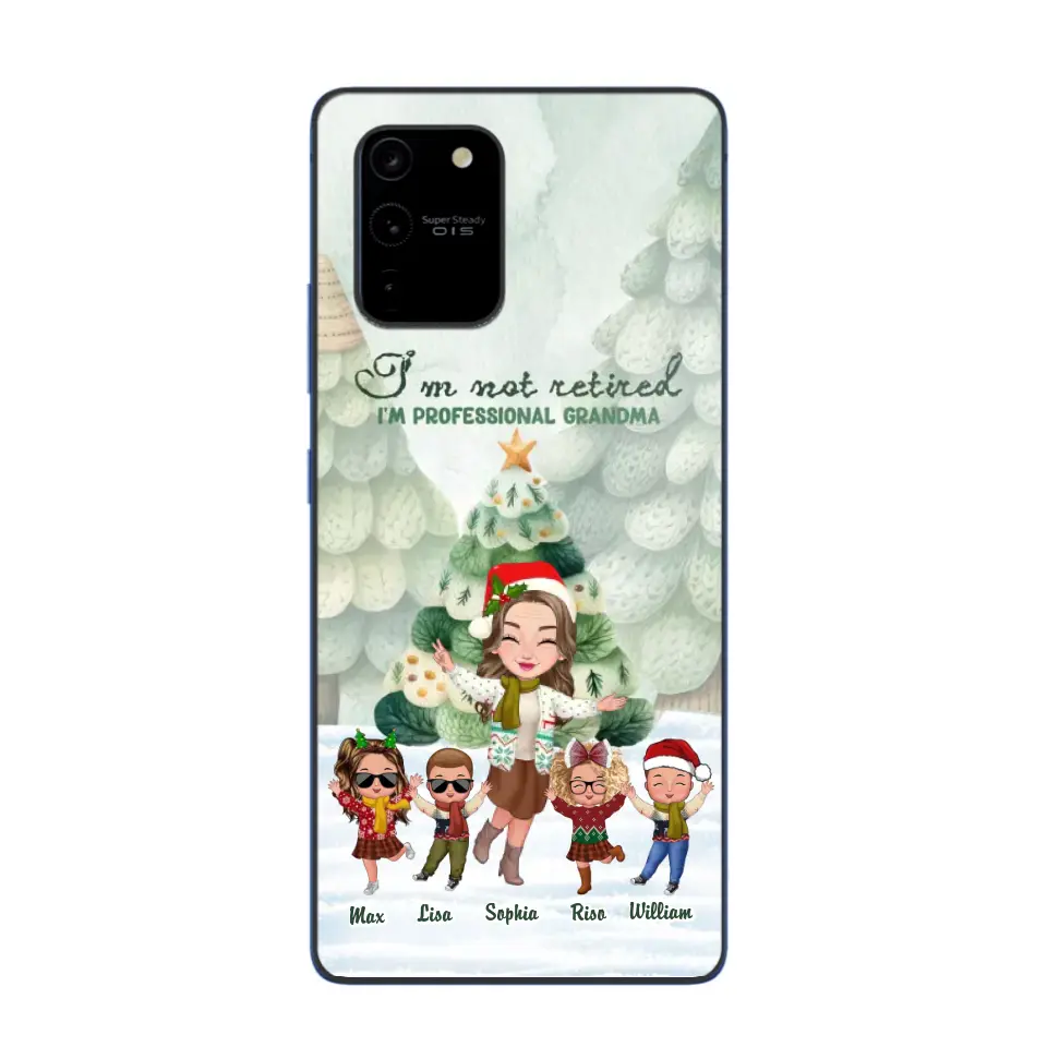 Personalized I'm Not Retired I'm Professional Grandma Christmas Gift Phonecase Printed HTHHN231062