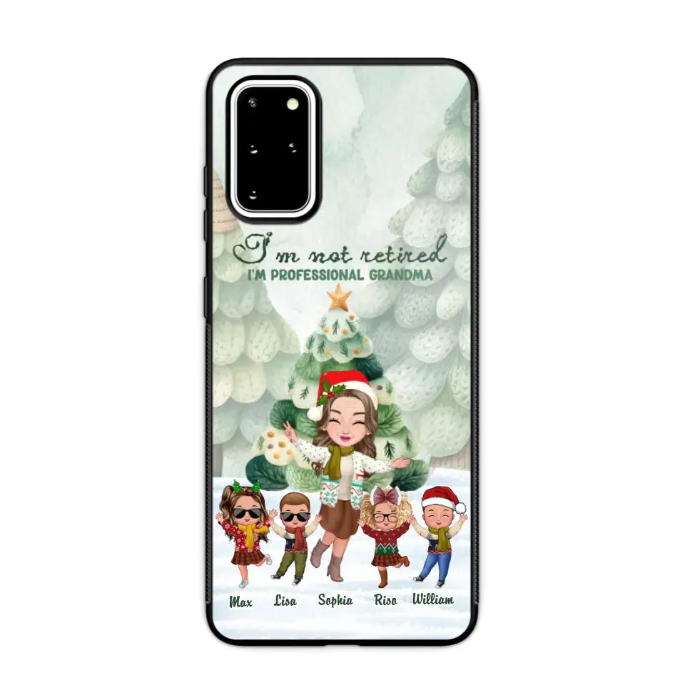 Personalized I'm Not Retired I'm Professional Grandma Christmas Gift Phonecase Printed HTHHN231062