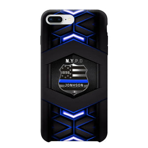 Personalized US Police Department Custom Name & ID Phonecase Printed LDMKVH231089