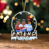 Personalized Friend We Will Miss You Dear Christmas Gift Acrylic Ornament Printed NMTVQ231098