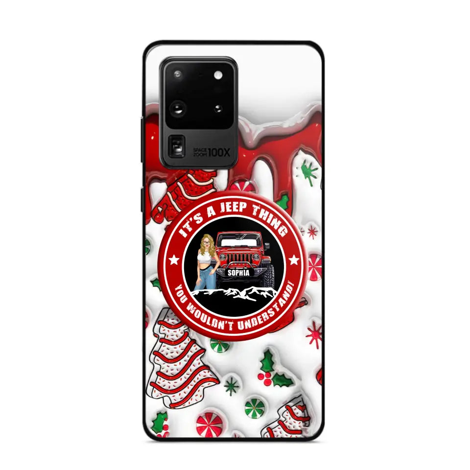 Personalized It's A Jeep Thing You Wouldn't Understand Jeep Girl Christmas Phonecase Printed NTMTHN231107