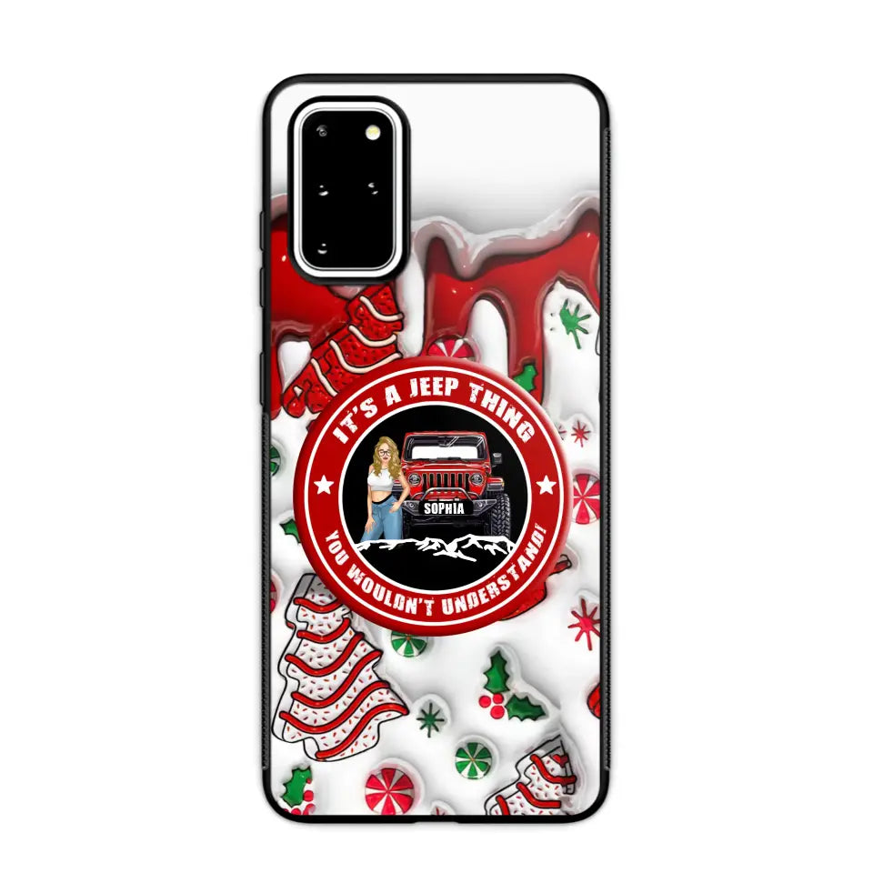 Personalized It's A Jeep Thing You Wouldn't Understand Jeep Girl Christmas Phonecase Printed NTMTHN231107