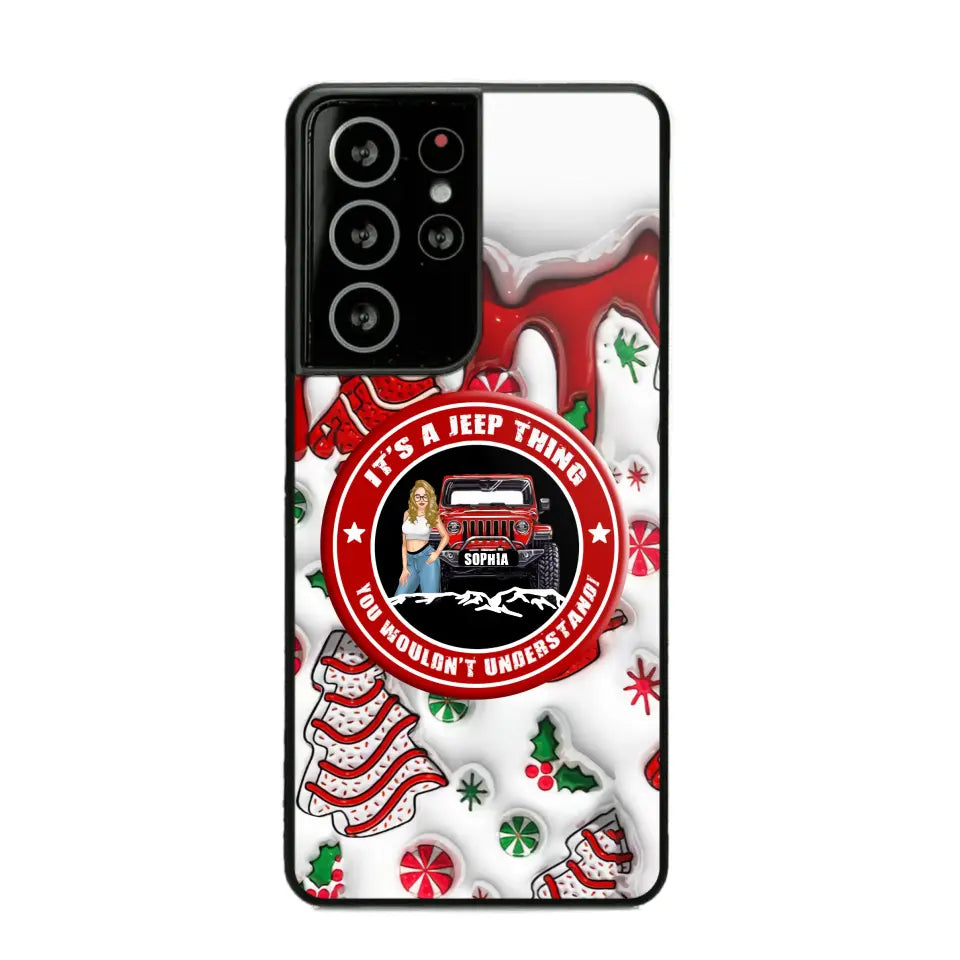 Personalized It's A Jeep Thing You Wouldn't Understand Jeep Girl Christmas Phonecase Printed NTMTHN231107