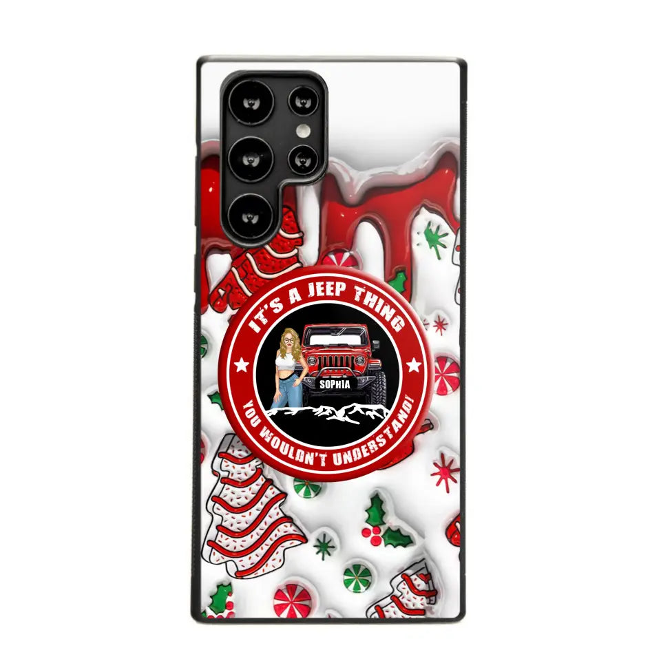 Personalized It's A Jeep Thing You Wouldn't Understand Jeep Girl Christmas Phonecase Printed NTMTHN231107