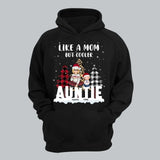 Personalized Like A Mom But Cooler Auntie & Kids Custom Name Christmas Gift Hoodie 2D Printed LVA231169