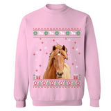 Personalized Upload Your Horse Photo Horse Christmas Gift Sweatshirt Printed LDMVQ231209