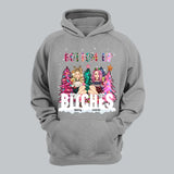 Personalized Bottom up Biches Bestie Christmas Tree Hoodie 2D Printed KVH231220