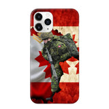 Personalized Canadian Armed Forces Logo Custom Name Phonecase Printed 231430AHVH