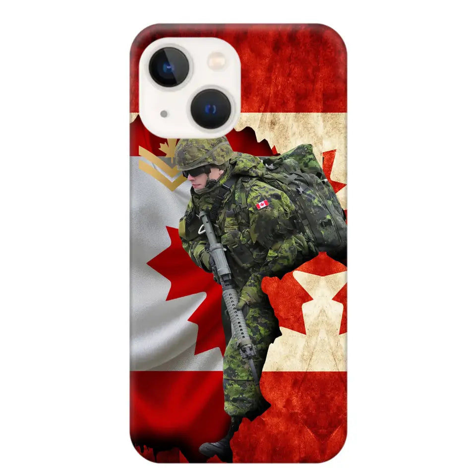 Personalized Canadian Armed Forces Logo Custom Name Phonecase Printed 231430AHVH