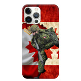 Personalized Canadian Armed Forces Logo Custom Name Phonecase Printed 231430AHVH