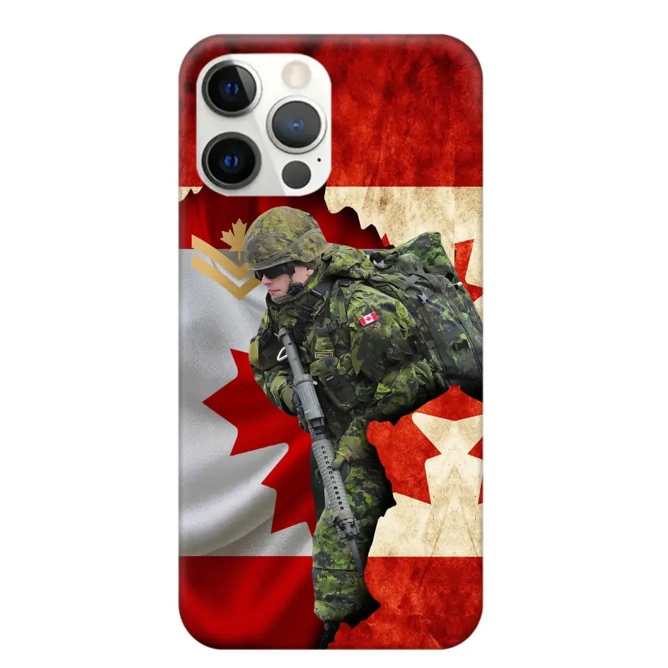 Personalized Canadian Armed Forces Logo Custom Name Phonecase Printed 231430AHVH