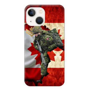 Personalized Canadian Armed Forces Logo Custom Name Phonecase Printed 231430AHVH