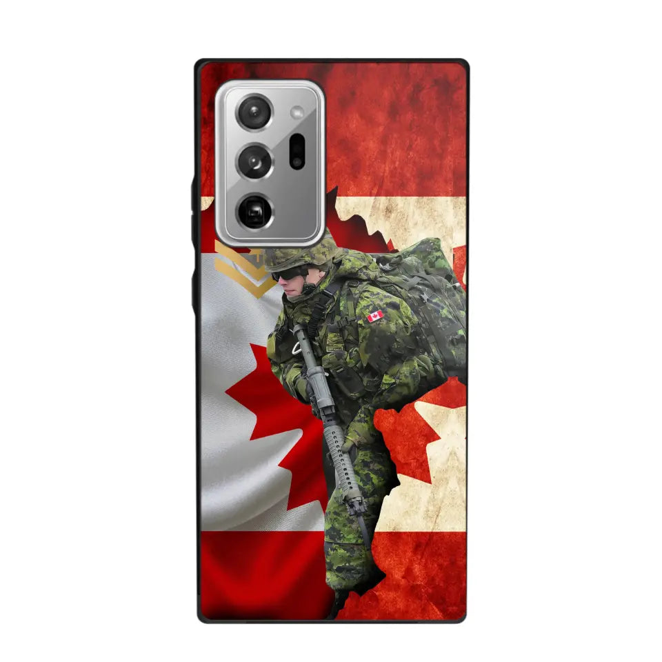 Personalized Canadian Armed Forces Logo Custom Name Phonecase Printed 231430AHVH