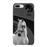 Personalized Upload Your Horse Photo Horse Custom Name Phonecase Printed VQ231438