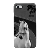 Personalized Upload Your Horse Photo Horse Custom Name Phonecase Printed VQ231438