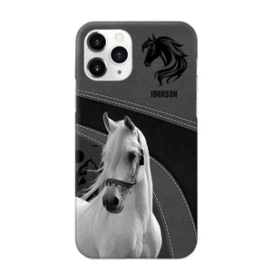 Personalized Upload Your Horse Photo Horse Custom Name Phonecase Printed VQ231438