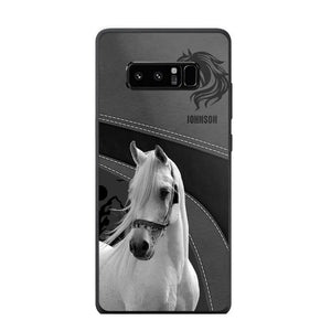 Personalized Upload Your Horse Photo Horse Custom Name Phonecase Printed VQ231438