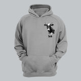 Personalized Upload Your Photo Cow Hoodie 2D Printed LVA231423