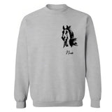 Personalized Upload Your Horse Photo Sweatshirt Printed HN231533