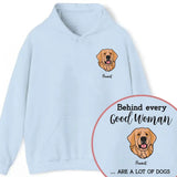 Personalized Upload Your Dog Photo Being Every Good Woman Are A Lot Of Dogs Hoodie 2D Printed VQ231549