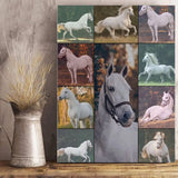 Personalized Upload Your Horse Photo Horse Lovers Gift Canvas Printed LAHVQ231568