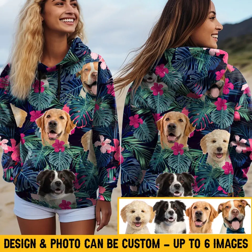 Personalized Upload Your Dog Photo Dog Lovers Gift Hoodie 3D Printed LVA231604