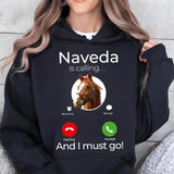 Personalized Upload Your Horse Photo Is Calling And I Must Go Hoodie 2D Printed VQ231642