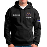 Personalized Upload Badge US Law Enforcement Hoodie 2D Printed QTKH1653